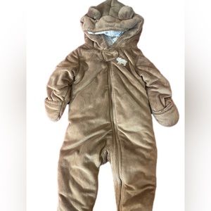 Baby Winter Hooded Onesie
